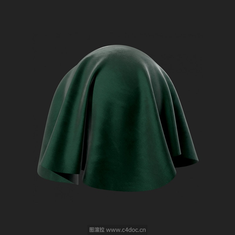 纯绿色绒面革纹理纺织物贴图绒面革贴图