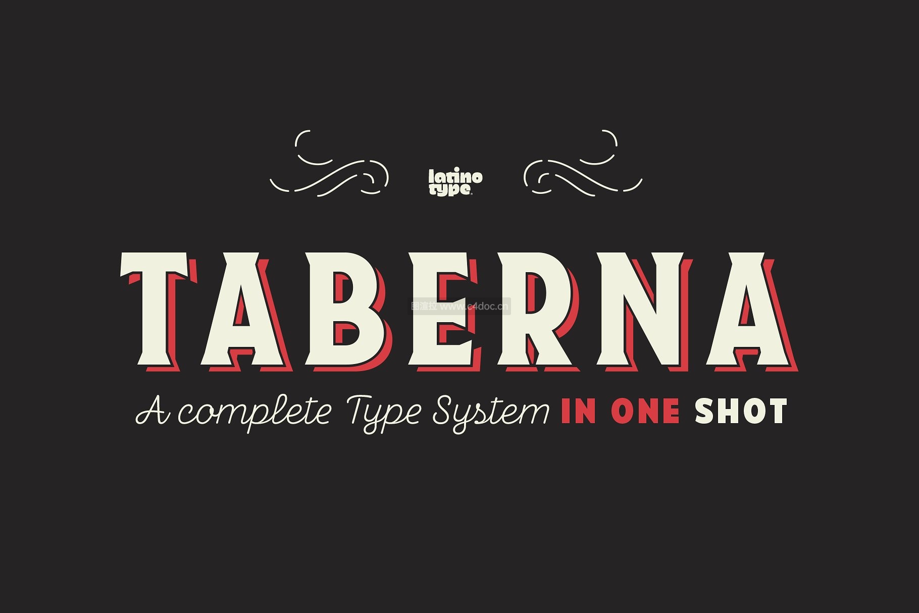 复古设计字体 Taberna英文字体下载