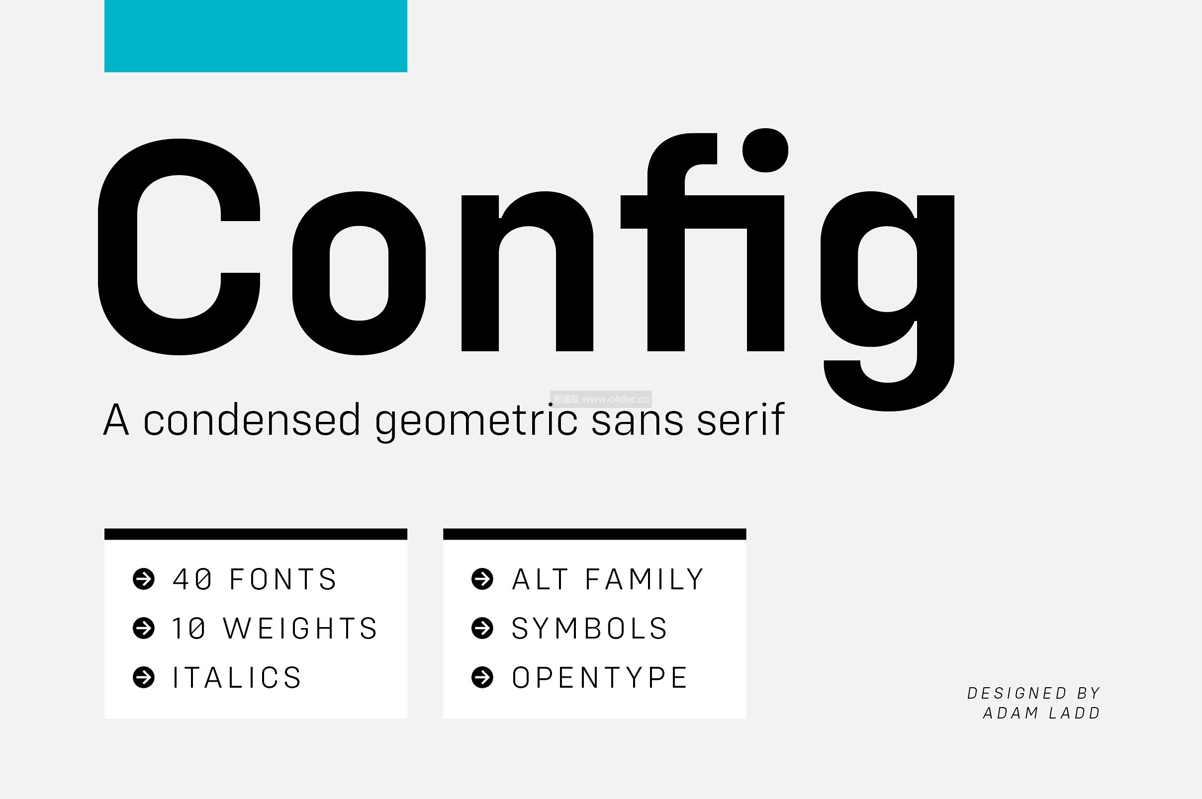 Config Complete Font Family英文字体下载