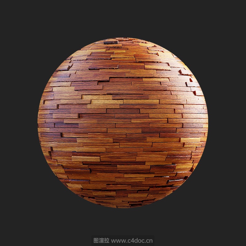 粽色木头块贴图木纹材质贴图木头砖贴图