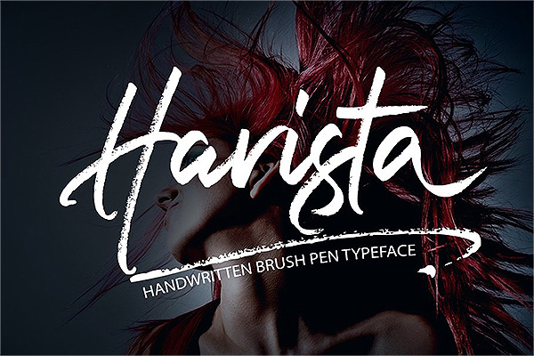 Harista Script-时尚手写字体WOFF,HTML,SVG,EOT,TTF,OTF格式下载