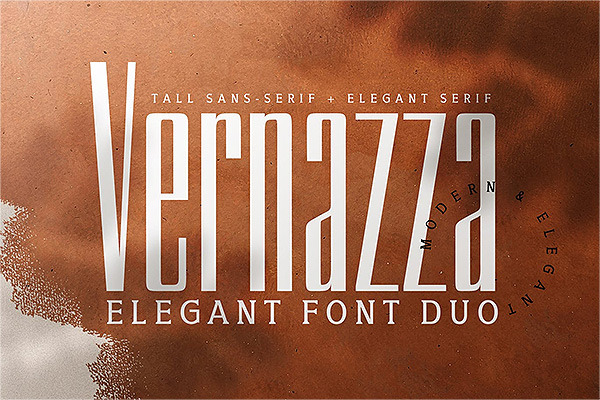 Vernazza Luxury Font Duo优雅的衬线字体OTF,TTF格式下载