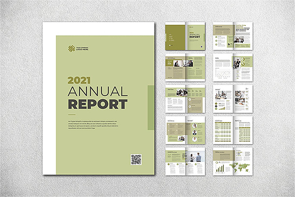 企业年度报告品牌手册设计模板