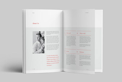 品牌VI设计画册宣传册杂志设计模板