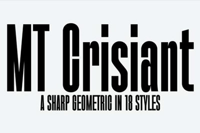 MT Crisiant Font Family-简约优雅无衬线英文字体