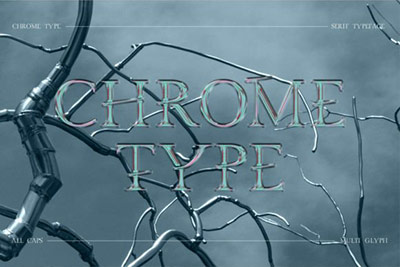 Chrome Type Font-现代而精致的衬线英文字体 