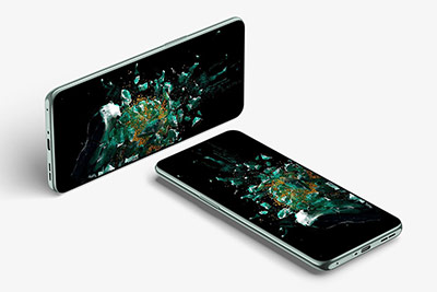 20款OnePlus 10T一加手机屏幕贴图演示样机PSD模板素材