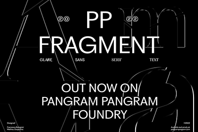 PP Fragment Font Family-19世纪工业复古风海报杂志标题logo设计英文字体下载