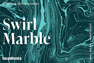 19款时尚绿色漩涡油漆大理石纹理背景AI矢量设计素材包 Swirl Marble Texture