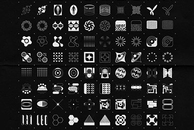 100款未来科幻机能标识logo图标设计矢量图形素材包