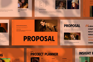 时尚极简风品牌营销策划提案创意多用途模板图文排版设计Keynote &PPT模板 Forda Brand Proposal