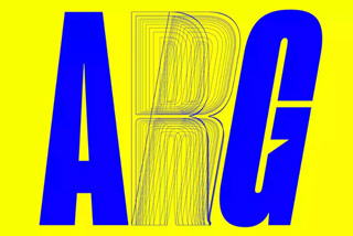 Arges Variable Font现代时尚浓缩重斜海报包装标题LOGO设计PSAI英文字体