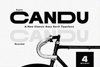 Candu Typeface现代经典海报包装服装社交媒体标题设计PSAI无衬线英文字体