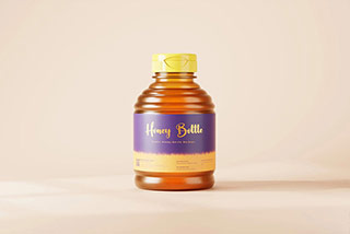 10款食品蜂蜜塑料包装瓶设计展示样机PSD模板 Plastic Honey Bottle Mockups