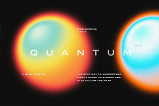48款抽象渐变模糊噪点纹理海报背景设计元素图片设计素材 Quantum Gradient Textures