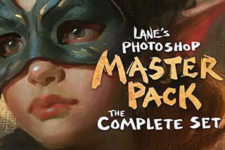 350+款复古粗糙水墨水彩干介质艺术绘画PS笔刷纸张背景图设计素材 Lane’s Photoshop Master Pack (The Complete Set)