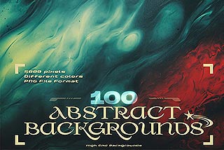 100款高清5K抽象艺术流体液体油漆纹理背景图片设计素材 100+ Abstract Backgrounds