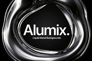 30款金属镀铬3D立体液体抽象图形PNG免抠图设计素材