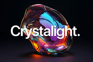 30款玻璃水晶质感渐变3D立体光泽流体矿石水晶宝石PNG免抠背景图片设计素材 Crystalight 30 Crystal Backgrounds