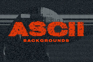 31款复古故障颗粒块状像素风肌理纹理PNG背景图片设计素材 ASCII Backgrounds